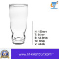 Copa de cristal de alta calidad taza de cerveza de cristal transparente Kb-Hn0318